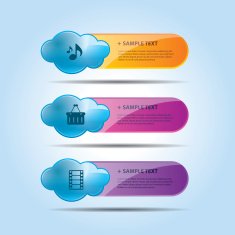 label infographic of cloud computing