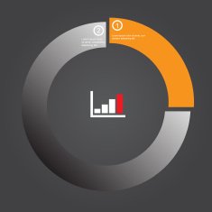business concept icon presentation with circle N3