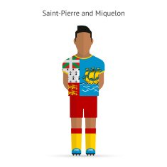 Saint-Pierre and Miquelon football player Soccer uniform N2