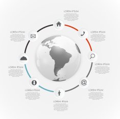 Infographic Templates for Business Vector Illustration N1104