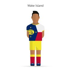 Wake Island football player Soccer uniform N2