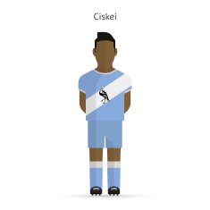 Ciskei football player Soccer uniform N2