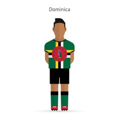 Dominica football player Soccer uniform N2