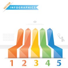 Colorful vector design for workflow layout N18