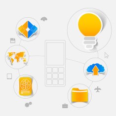 business sticker infographic N82