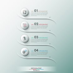 Modern infographic option banner N68