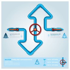 Water Pipeline Business Infographic N6