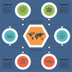 Business Idea - Infographic Concept with icons