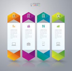 Infographics vector design template N274