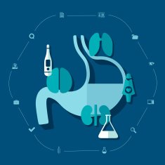 Medical flat infographic N69