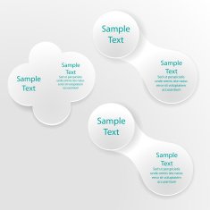 metaball colorful round diagram infographics N113