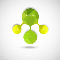metaball colorful round diagram infographics N114