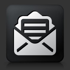 Black Square Button with Letter Icon N2