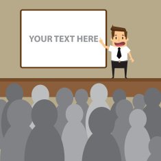 Businessman giving a presentation N4