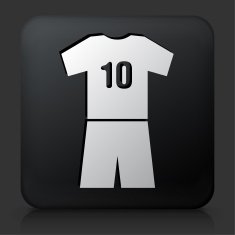 Black Square Button with Jersey Icon N2