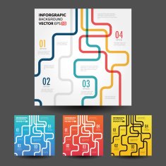 Vector line business concept template N8