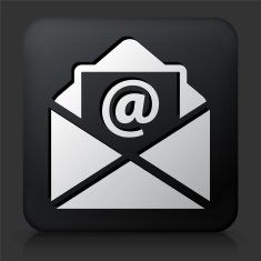 Black Square Button with Letter Icon N3
