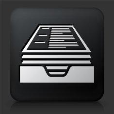 Black Square Button with Resume Stack