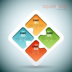 Squares Loop Infographic