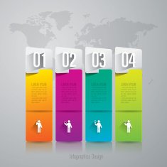Infographics vector design template N276