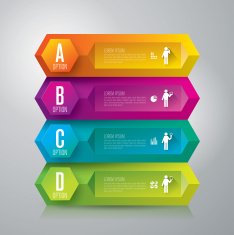 Infographics vector design template N277