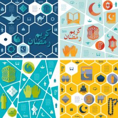 flat infographic Ramadan Kareem N71