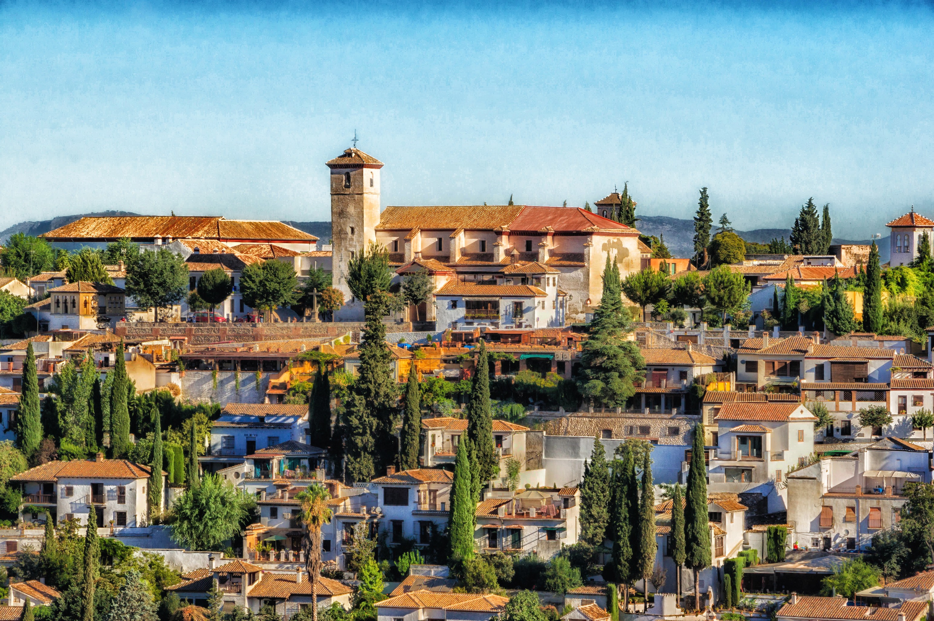 Granada spain. Гранада Испания. Альбайсин Гранада. Испания. Альбайсин. Г Гранада в Испании.
