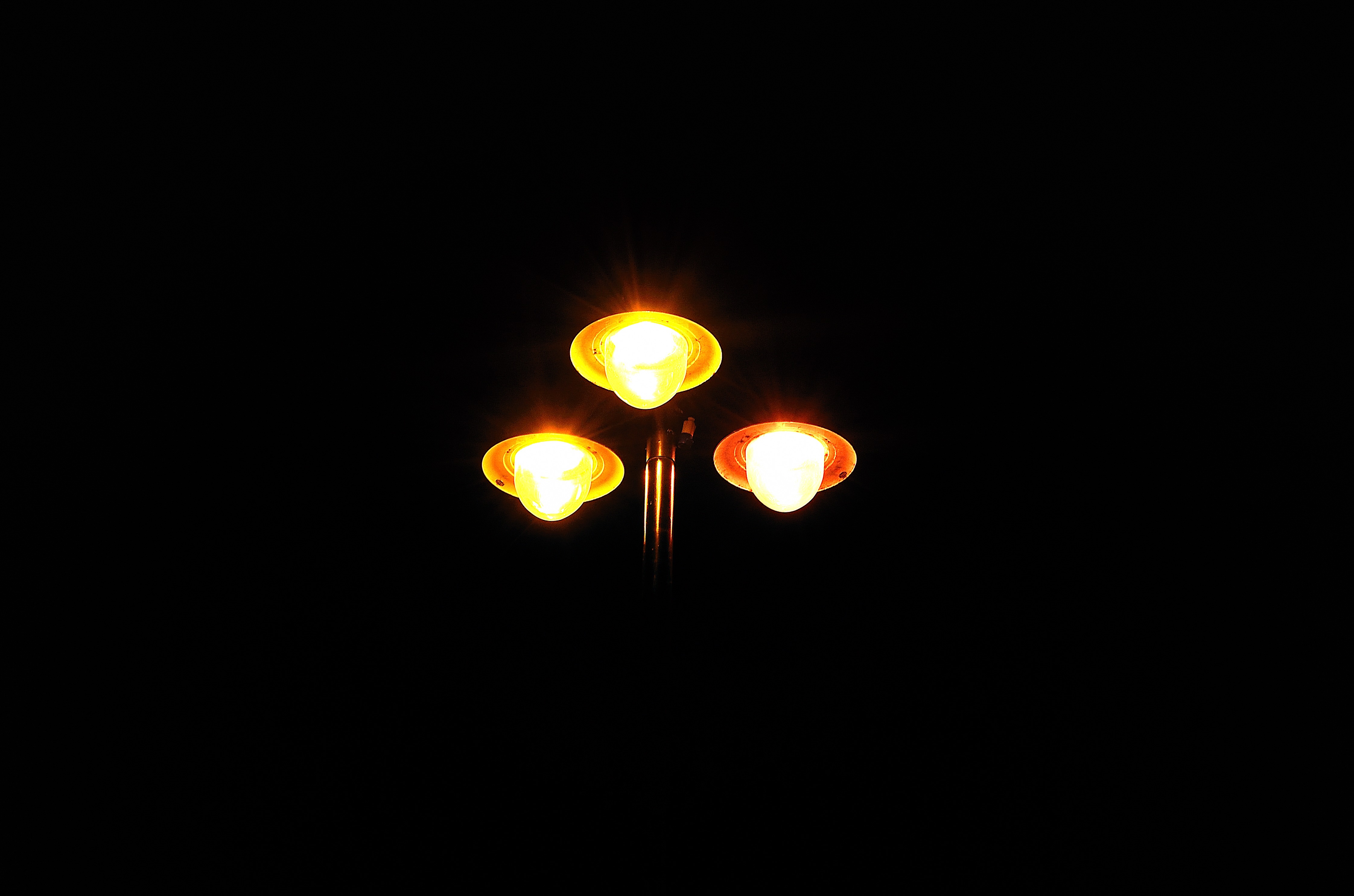 Street lamp in the dark free image download