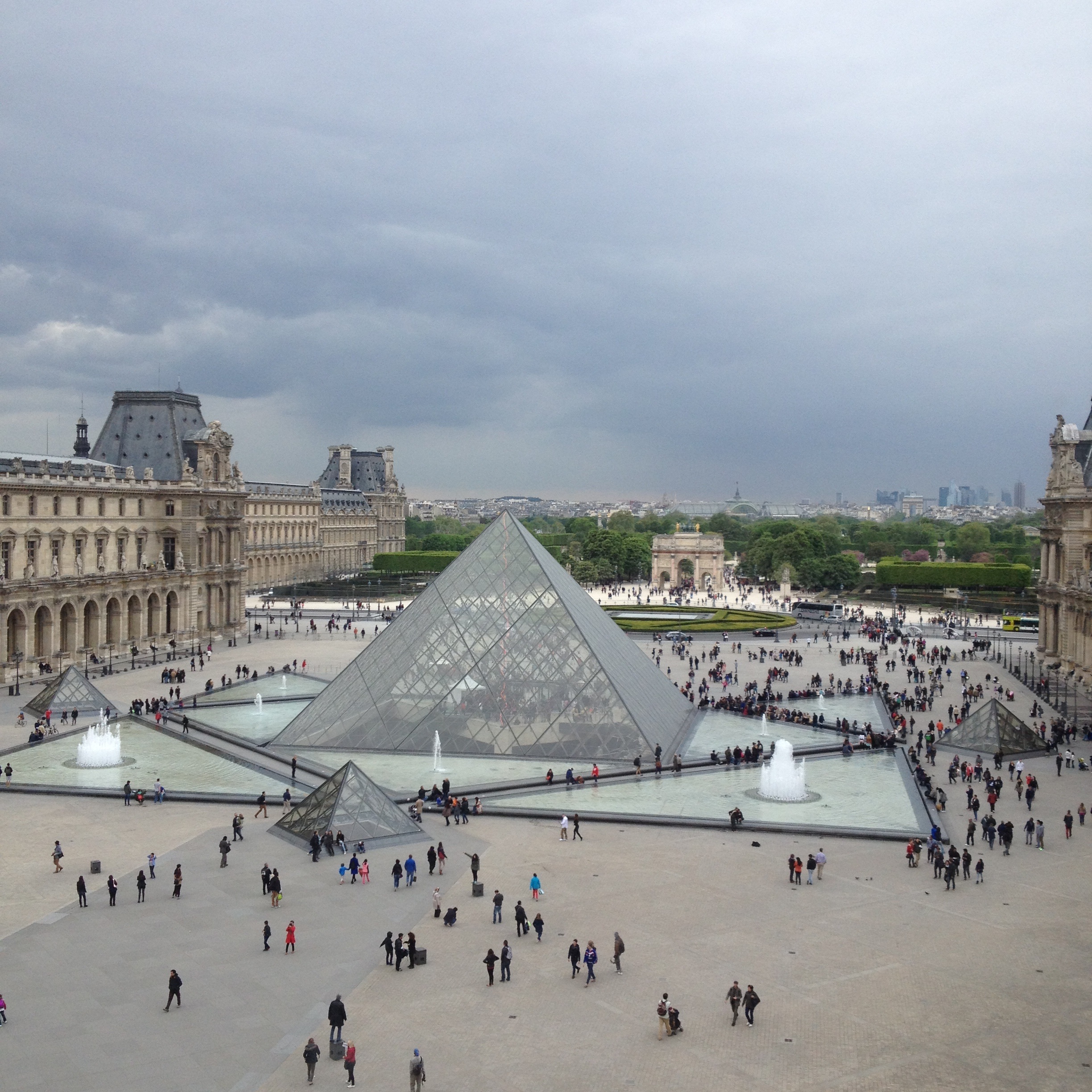 Louvre Pyramid, Glass monument, france, Paris free image download