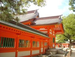 Sumiyoshi-jinja, shinto shrine, japan, fukuoka, hakata