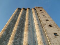 Tower storage near the factory