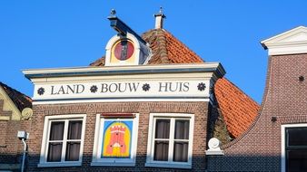old brick house in alkmaar