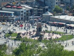 Taxim square in Istanbul, Turkey