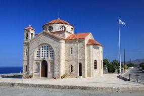 church on the coast In Cyprus