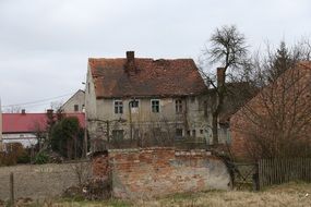 desolate old house in poland