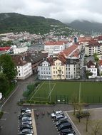 city top view, norway, stavanger