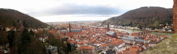 Panorama view of Heiligenberg