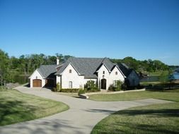 house in countryside in america