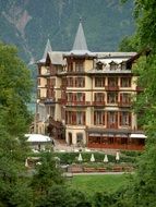 Beautiful hotel in the Switzerland