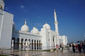 temple with domes in dubai