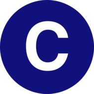 symbol c as a city sign