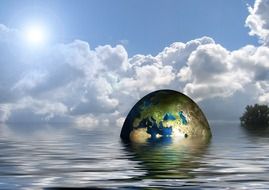 clipart of model of global warming