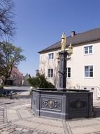 Markt Brunnen in Greiz