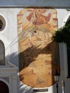 Historic sun-dial in Germany