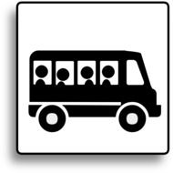 schoolbus sign drawing