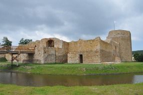 ruins of castle in Poland