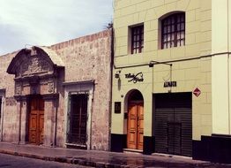 street of the city of Arequipa, Peru