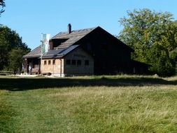 holiday home in countryside at summer, germany, hornberg