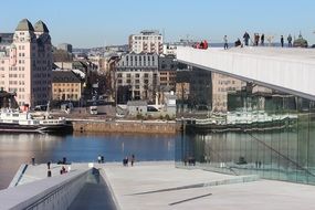 Opera building in Oslo, Norway