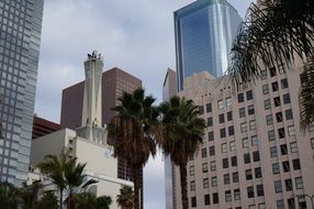 downtown of Los Angeles, US